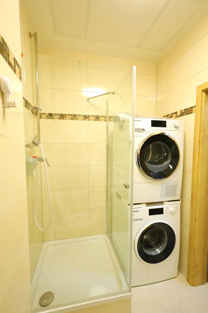 APT 02 bathroom with washer