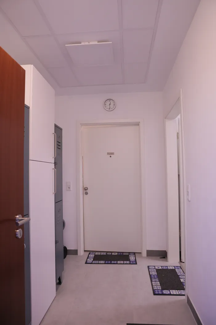 Entrance hall and mailboxes